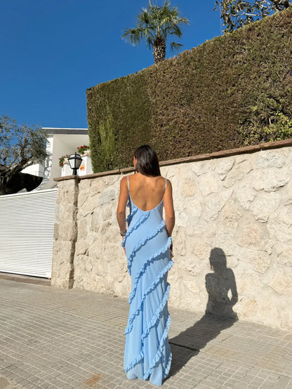 Sommer-Rüschenkleid für Damen