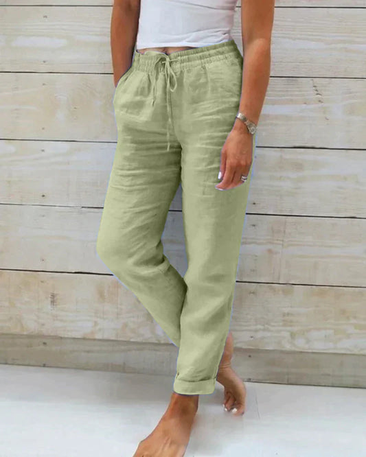 Sommerliche Leinenhose für Damen
