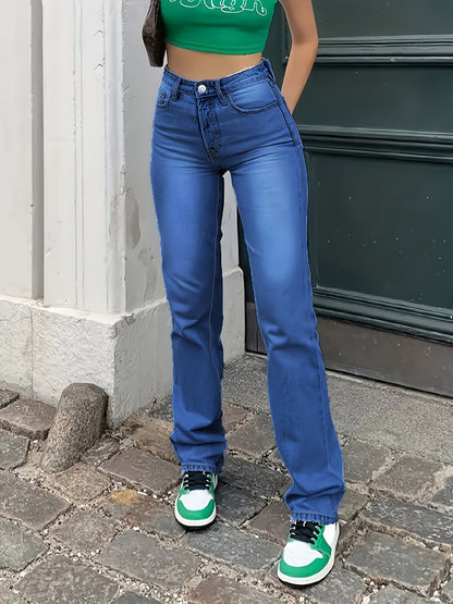 Straight-Fit Jeans Damen