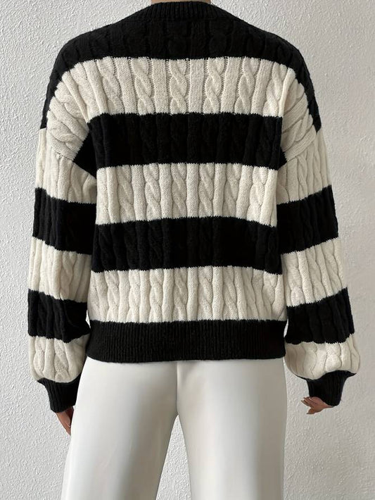 Stylischer Streifenpullover Coastal Vibes