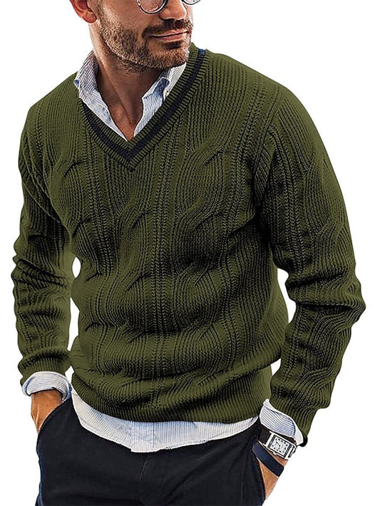Stylischer Woll-Pullover für Herren im italienischen Design