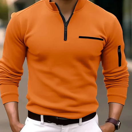 Sweatshirt mit Zipper für Herren