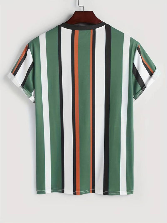 T-shirt mit Streifendruck